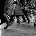 traditional dancers perform in Budapest Hungary