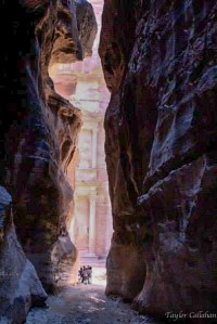 View of the Treasury from The Siq