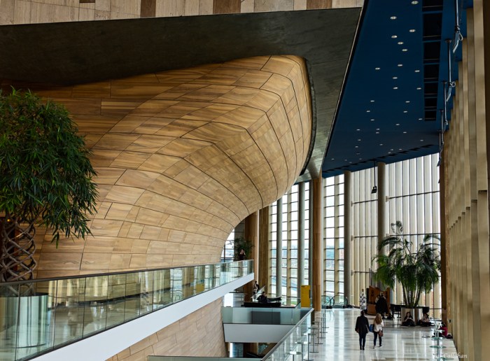 The Bela Bartok Hall inside the Palace of the Arts Budapest Hungary