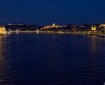 View of the Danube in Budapest at night