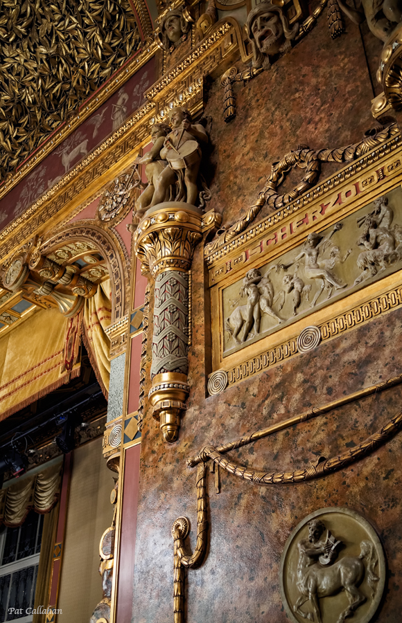 Details inside the Franz Liszt Academy in Budapest Hungary