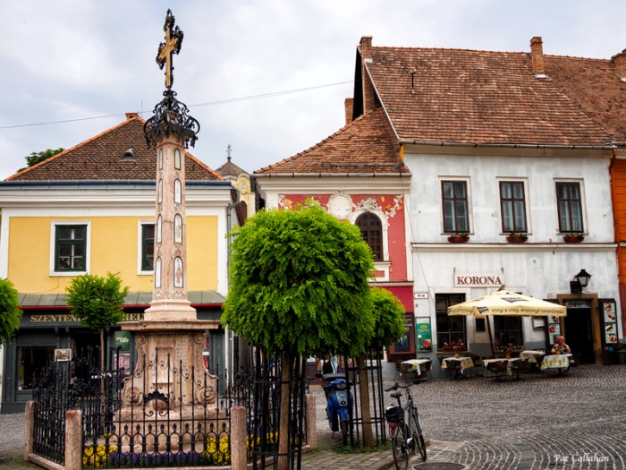 The main square and plague monument, Szentendre Hungary