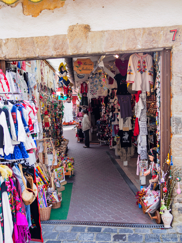main street souvenir shop in Szentendre Hungary