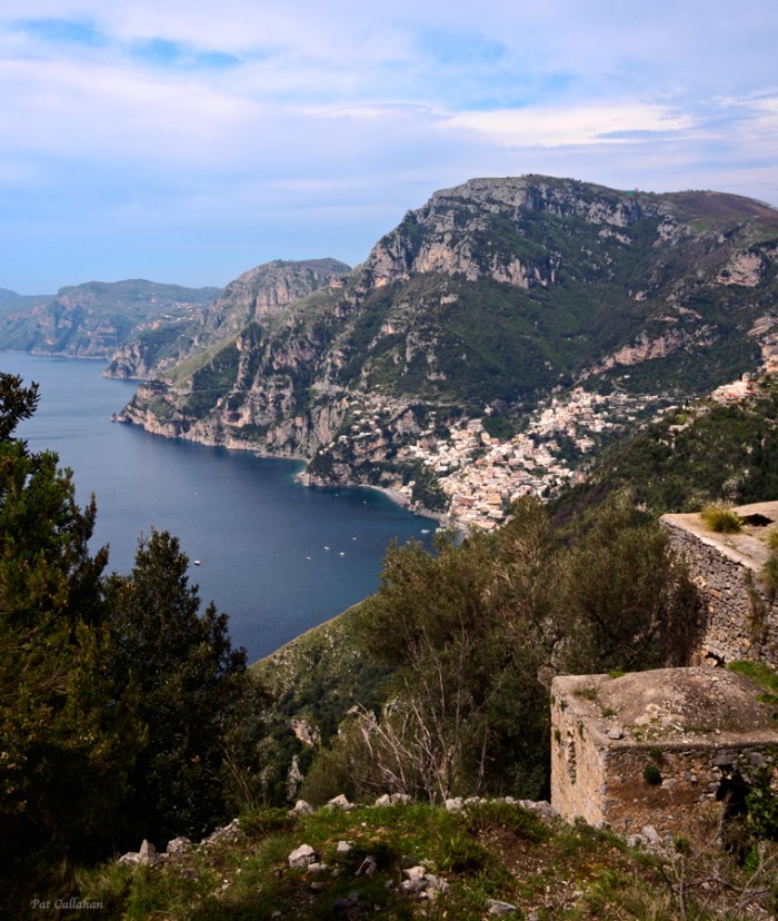 view from the path of the Gods towards Positanoe g