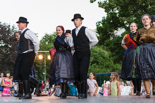 Hungarian Dance Competition in Szent Istvan Park - Budapest, Hungary