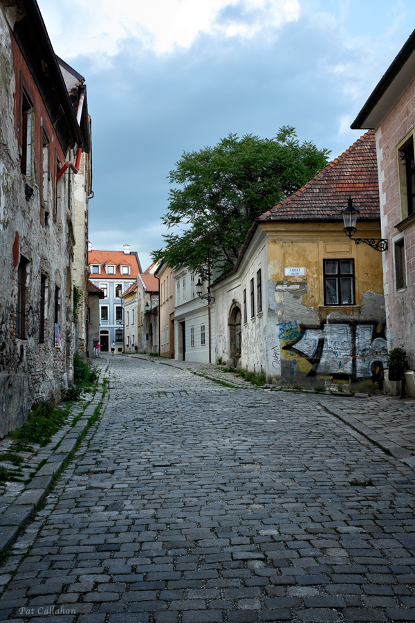 Kapitulska Street looking towards the Albrecht House