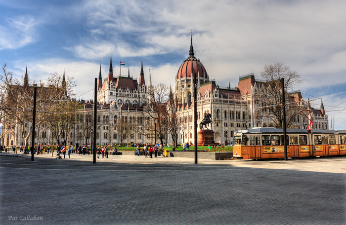 The Budapest, Hungary parliament building