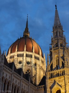 Dome of Budapest Parliament Hungary