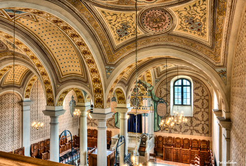 renovation photos of the Mad synagogue in Mad Hungarycynm