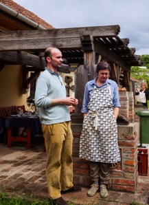 Akos and Gabo at Budahazy Pince