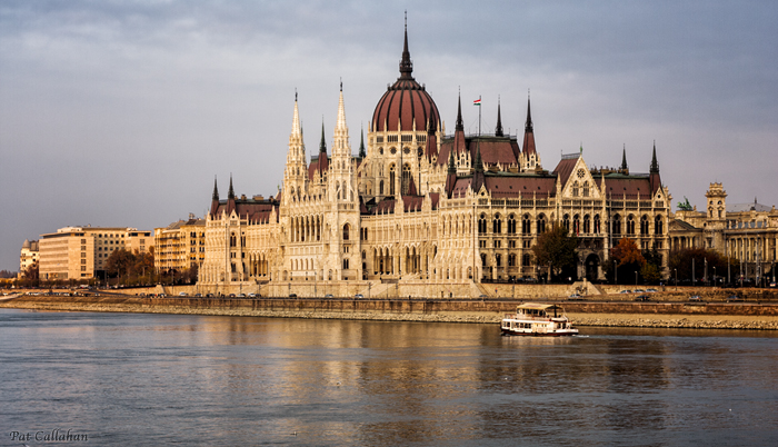 Budapest Hungary Parliament Still Being Cleaned