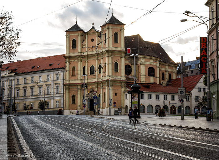 outside the old city gate Bratislava Slovakia