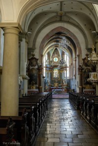 Inside the Franciscan Church in Old Town Bratislava