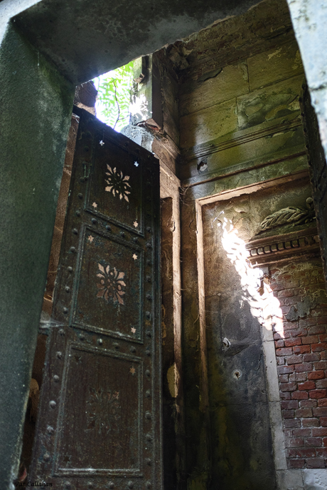 Most every mausoleums is vandalized