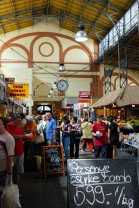 inside of hunyadi market budapest hungary