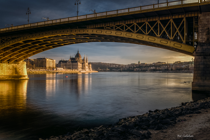 Parliament Budapest from under Margit Bridge