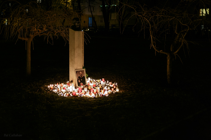 Memorial to Ivan Andrawes Szent Istvan Park Budapest
