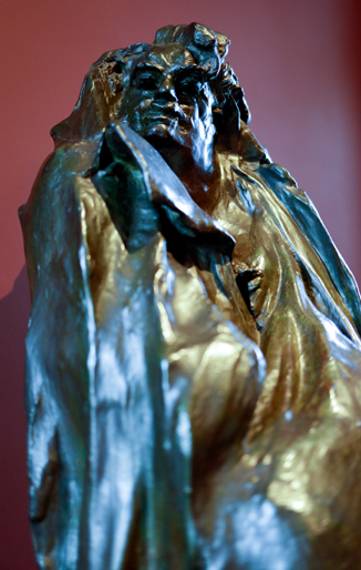 Balzac statue in the  Rodin Museum in Paris