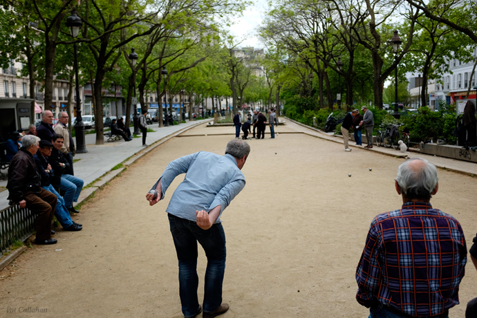 The petanque court