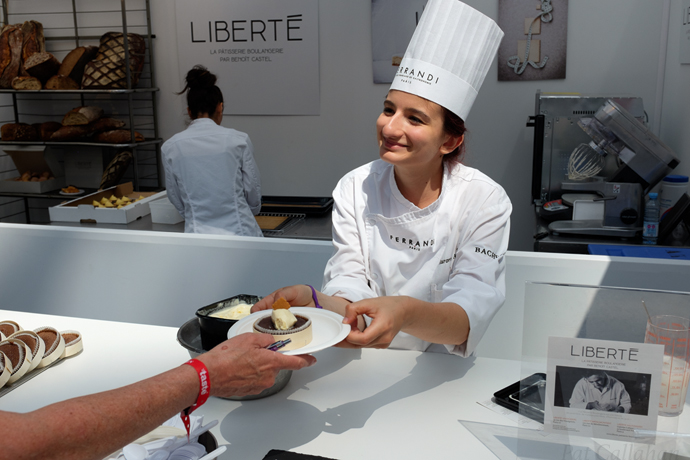 Serving up a tasting morsel