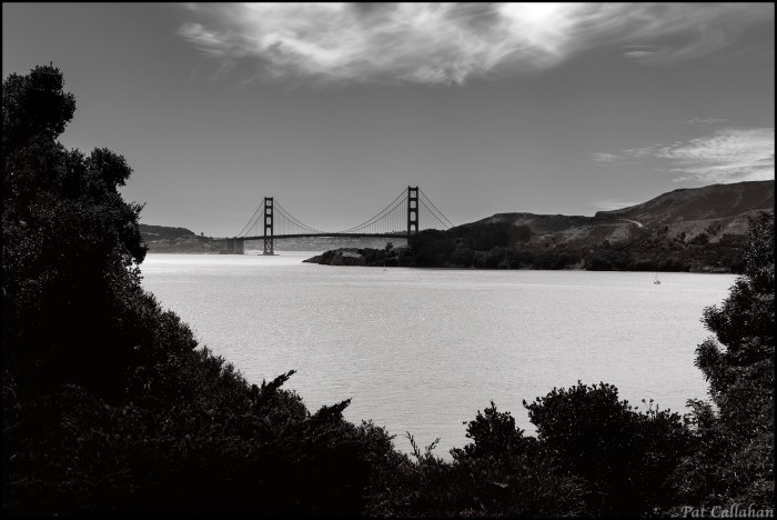 silhouette of golden gate bridge