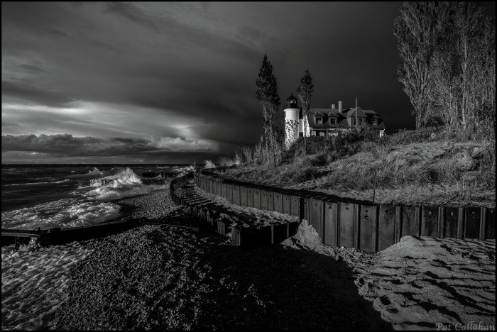 Often Pat comes home after dark... but here's why